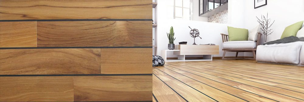 lantai kayu solid jati mastic